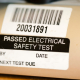Sticker,On,An,Electrical,Appliance,Stating,That,It,Has,Passed